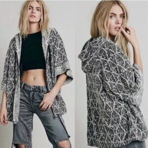 Free People Santa Fe Hooded Poncho